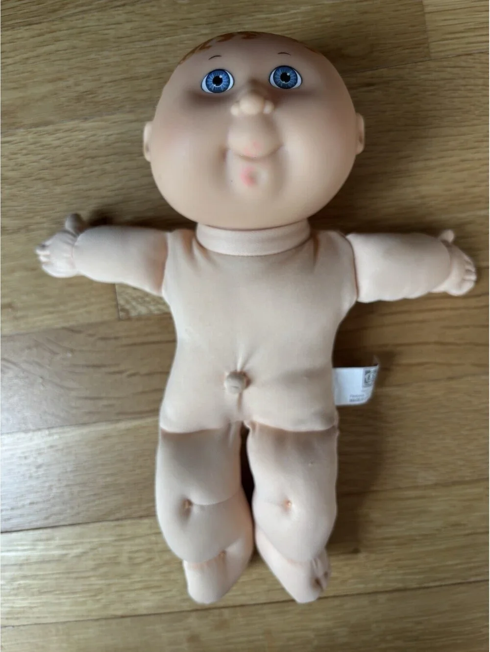 Vtg 1992 Hasbro Cabbage Patch Kids Red Hair Teeny Tiny Preemie Baby Doll Brown